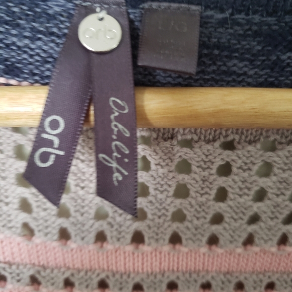 Orb short sleeve knit long cardigan size Large - Picture 3 of 4